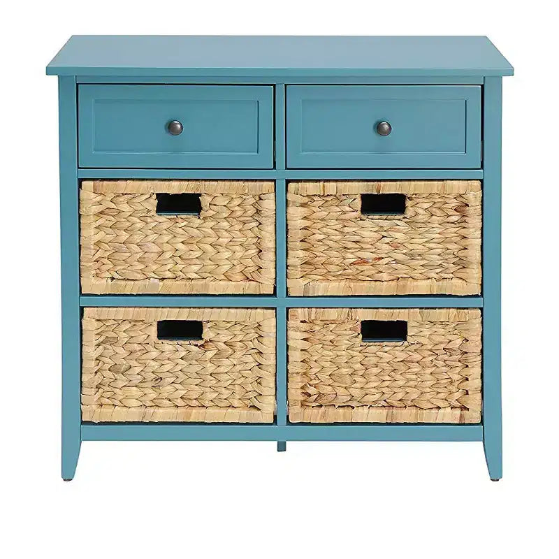 Consolle con 6 cassetti - Blu