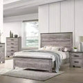 Adam 6 Drawer Dresser with Mirror Gray - Picket House Furnishings: Transitional Style, Velvet-Lined
