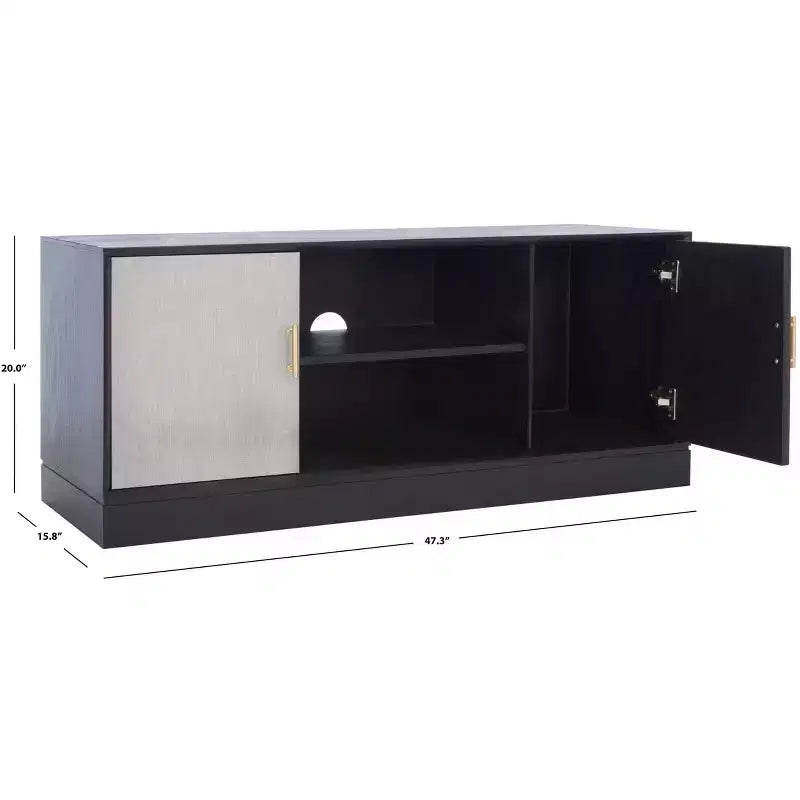 Mobile porta TV a 2 ante con ripiano